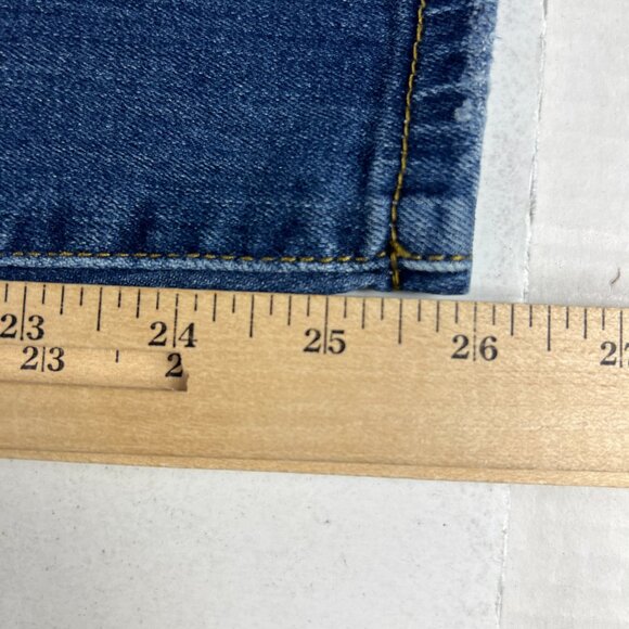 Judy Blue Jeans Women's 31x26* Relaxed Mid Rise Crop Blue Stretch Denim Tag 31 - Picture 12 of 16